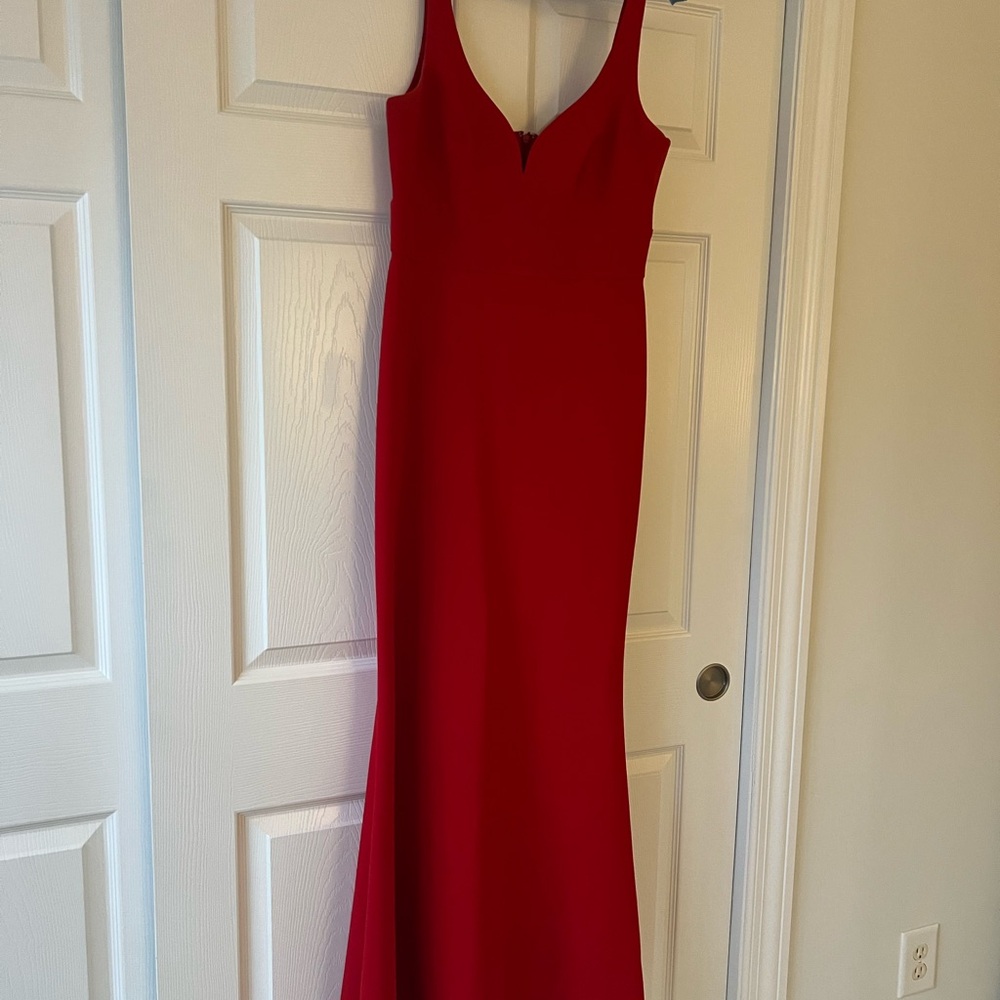 Jill Stuart Vibrant Red Maxi Dress